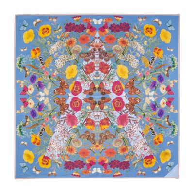 Aspinal Of London Botanical 'A' Silk Scarf - Image 1