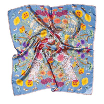 Aspinal Of London Botanical 'A' Silk Scarf - Image 2