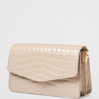 Aspinal Of London Croc-Embossed Leather Eliza Clutch Bag - Image 4