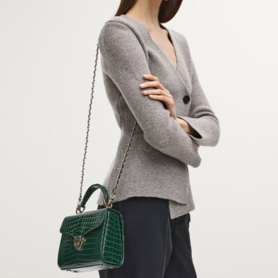 Aspinal Of London Green Midi Mayfair Top - Image 2