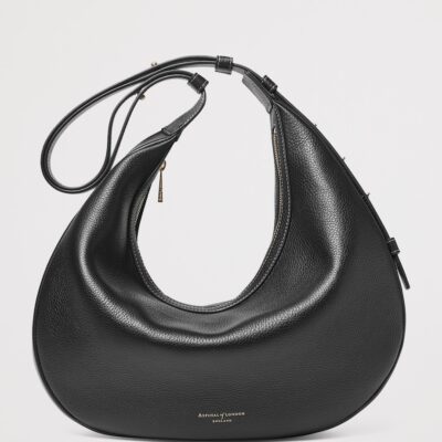 Aspinal Of London Large Soho Crescent Cross-Body Bag - Image 2
