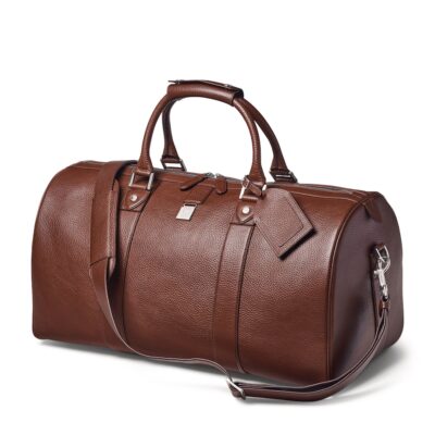 Aspinal Of London Leather Boston Holdall - Image 1
