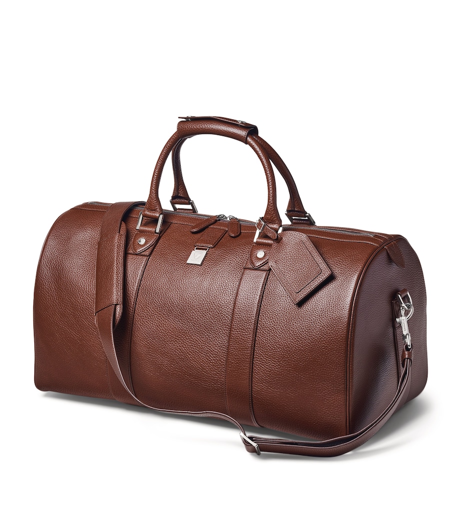 Aspinal Of London Leather Boston Holdall