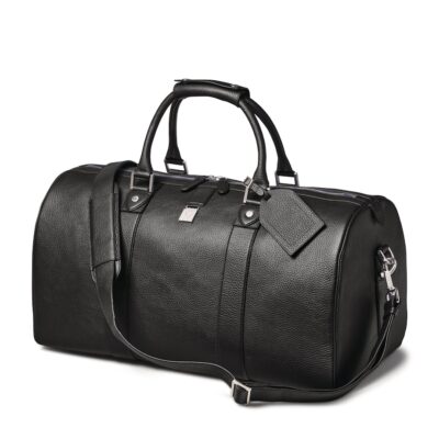 Aspinal Of London Leather Boston Holdall - Image 1