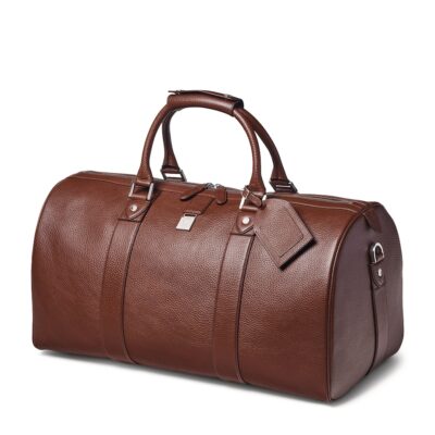 Aspinal Of London Leather Boston Holdall - Image 2