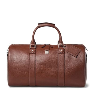 Aspinal Of London Leather Boston Holdall - Image 3
