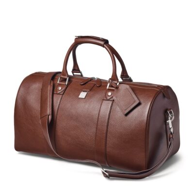 Aspinal Of London Leather Boston Holdall - Image 5