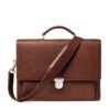 Aspinal Of London Leather City Laptop Briefcase - Image 1