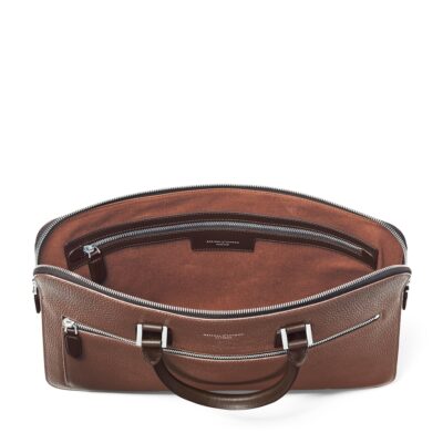 Aspinal Of London Leather Connaught Briefcase - Image 2