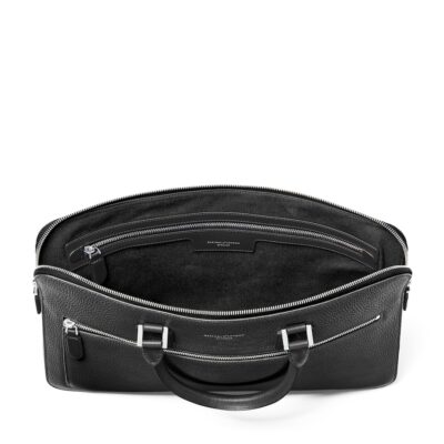 Aspinal Of London Leather Connaught Briefcase - Image 2