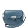 Aspinal Of London Leather Croc-Embossed Portobello Cross-Body Bag - Image 1