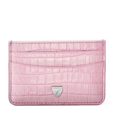 Aspinal Of London Leather Croc-Embossed Mayfair Purse - Image 4