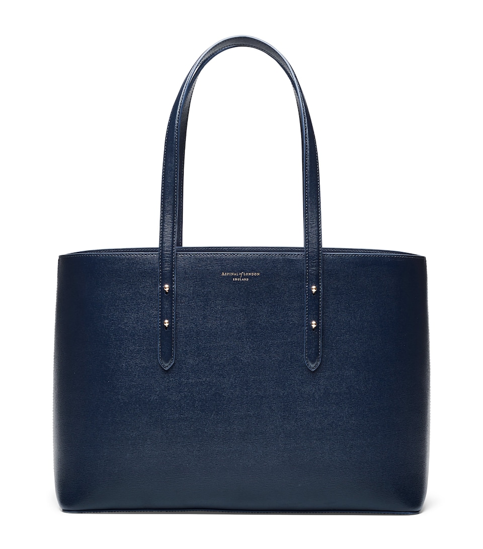 Aspinal Of London Leather Croc-Embossed Regent Tote Bag - Image 5
