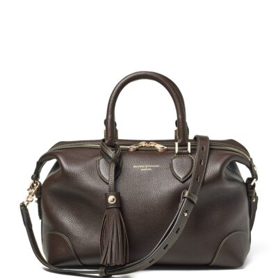 Aspinal Of London Leather Midi The Hudson Bowling Bag - Image 1