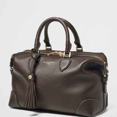 Aspinal Of London Leather Midi The Hudson Bowling Bag - Image 2
