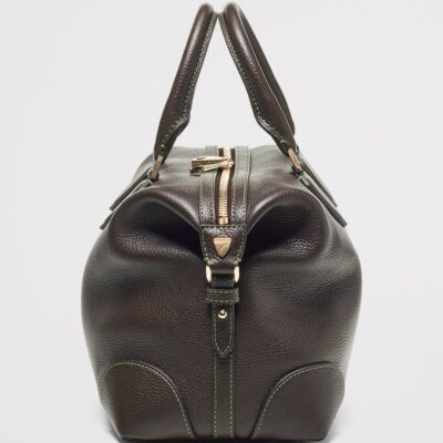Aspinal Of London Leather Midi The Hudson Bowling Bag - Image 3