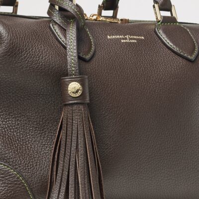 Aspinal Of London Leather Midi The Hudson Bowling Bag - Image 5