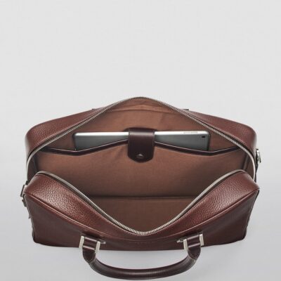 Aspinal Of London Leather Mount Street Briefcase Bag - Image 5