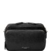 Aspinal Of London Leather Reporter East West Messenger Bag - Image 1