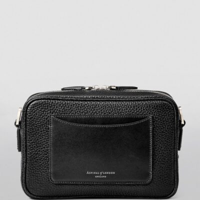 Aspinal Of London Leather Reporter East West Messenger Bag - Image 3
