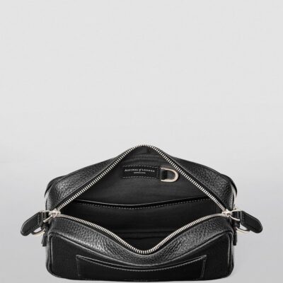 Aspinal Of London Leather Reporter East West Messenger Bag - Image 5