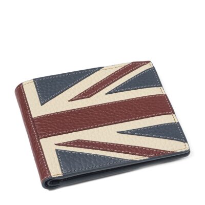 Aspinal Of London Leather Union Jack Bifold Wallet - Image 1