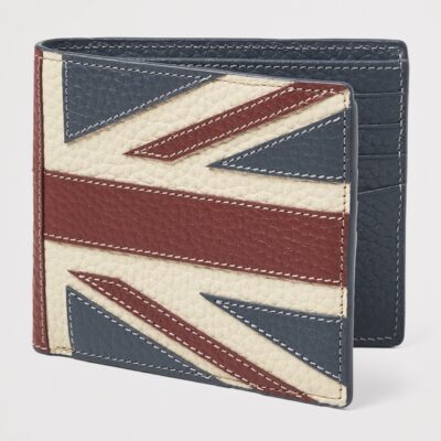 Aspinal Of London Leather Union Jack Bifold Wallet - Image 2