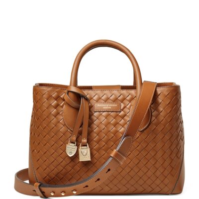 Aspinal Of London Midi Leather London Tote Bag - Image 1