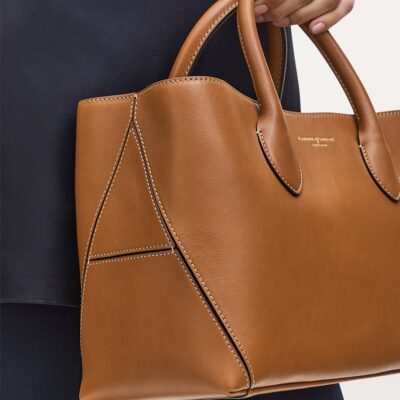 Aspinal Of London Midi Leather London Tote Bag - Image 2