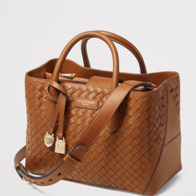 Aspinal Of London Midi Leather London Tote Bag - Image 2