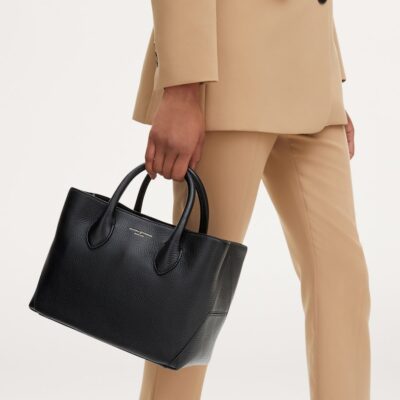 Aspinal Of London Midi Leather London Tote Bag - Image 2