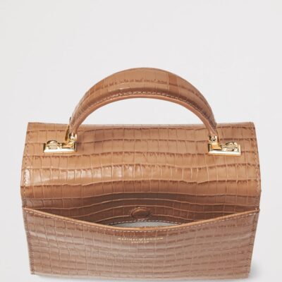 Aspinal Of London Midi Leather Mayfair Top-Handle Bag - Image 4