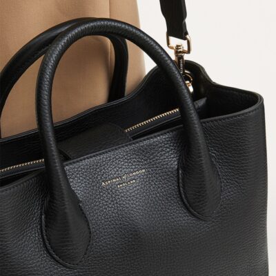 Aspinal Of London Midi Leather London Tote Bag - Image 5
