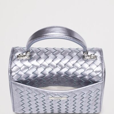 Aspinal Of London Midi Metallic Leather Mayfair Bag - Image 4