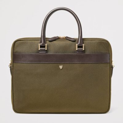 Aspinal Of London Nylon Slim Briefcase - Image 2