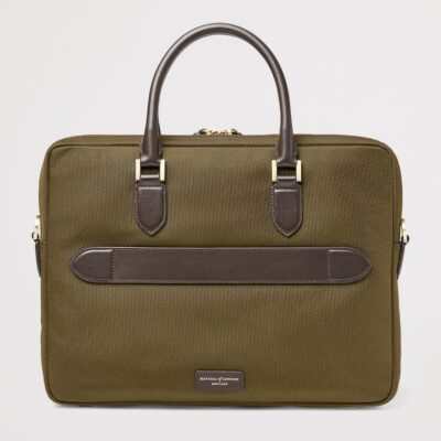 Aspinal Of London Nylon Slim Briefcase - Image 3
