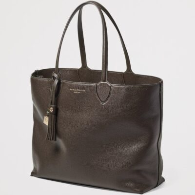 Aspinal Of London Oversized Leather Hudson Tote Bag - Image 2