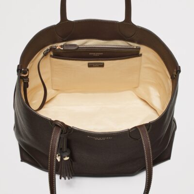 Aspinal Of London Oversized Leather Hudson Tote Bag - Image 5