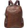 Aspinal Of London Pebble Leather Reporter Zipped Backpack - Image 1
