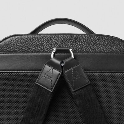 Aspinal Of London Pebble Leather Reporter Zipped Backpack - Image 4