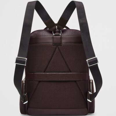 Aspinal Of London Pebbled Leather Reporter Zipped Backpack - Image 4