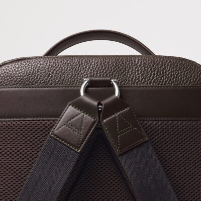Aspinal Of London Pebbled Leather Reporter Zipped Backpack - Image 5