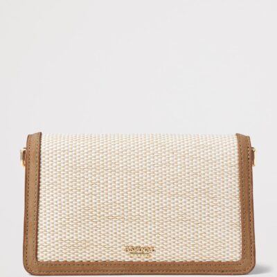 Aspinal Of London Raffia Eliza Clutch Bag - Image 3