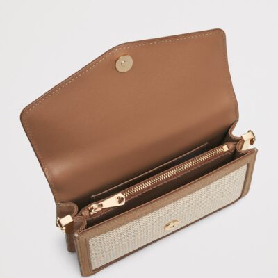 Aspinal Of London Raffia Eliza Clutch Bag - Image 5