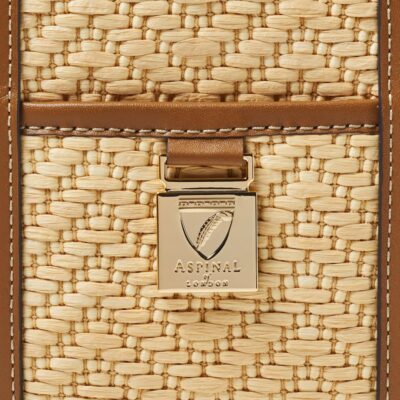 Aspinal Of London Raffia Henley Tote Bag - Image 4