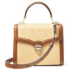 Aspinal Of London Raffia Mayfair Midi Bag - Image 1
