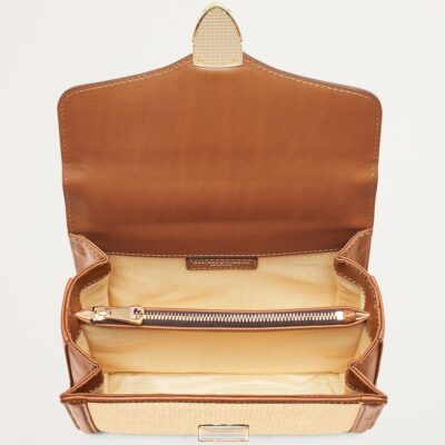 Aspinal Of London Raffia Mayfair Midi Bag - Image 5