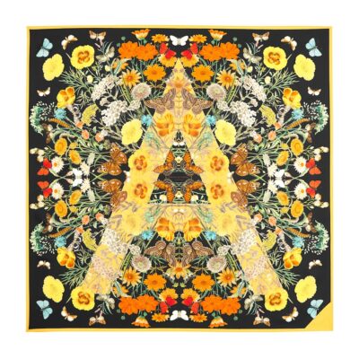 Aspinal Of London Silk Botanical Scarf - Image 1