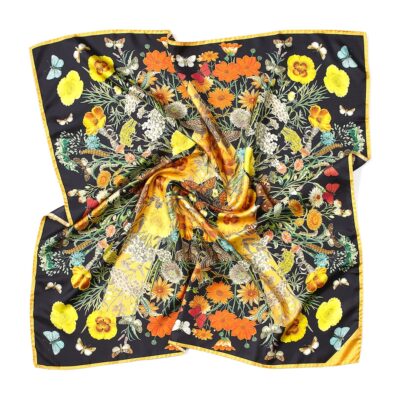 Aspinal Of London Silk Botanical Scarf - Image 2