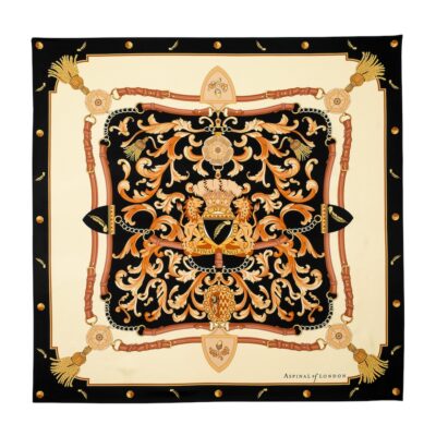 Aspinal Of London Silk Botanical Scarf - Image 4